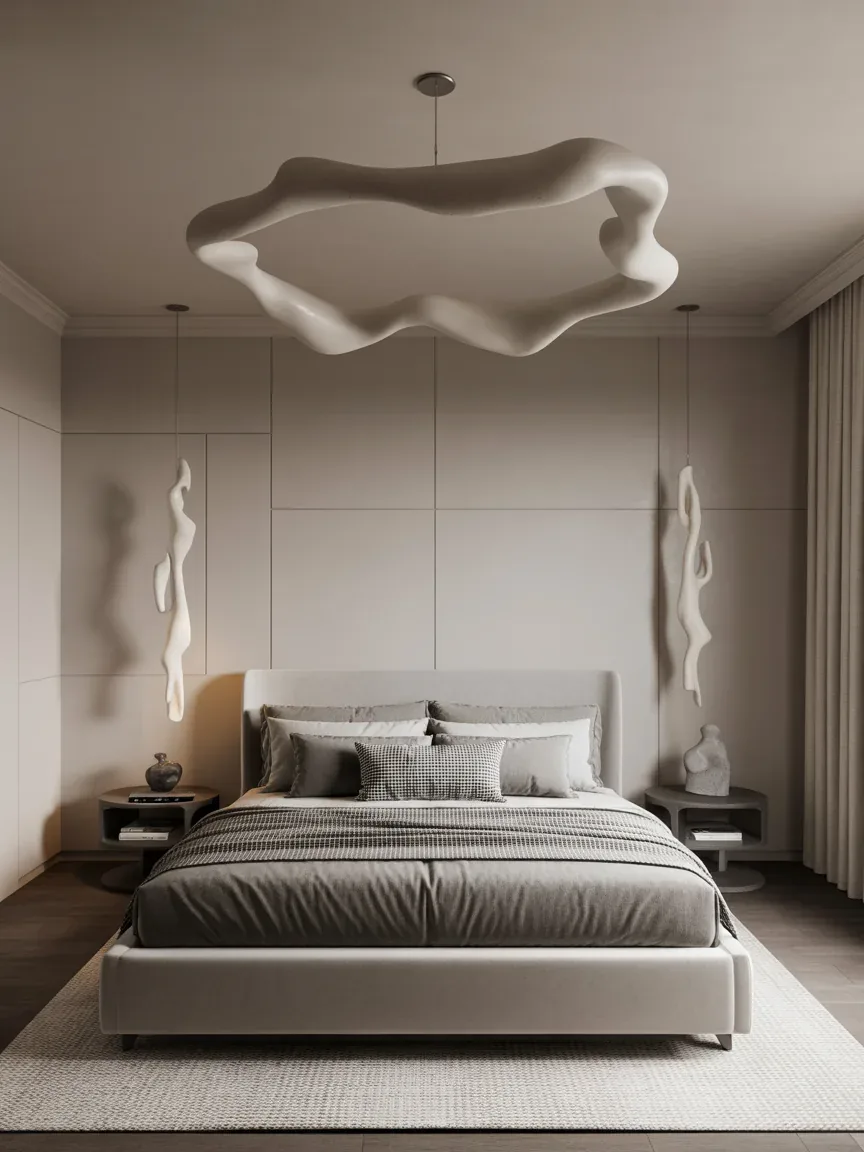 18. Sculptural Modern Luxury Bedroom 18. Sculptural Modern Luxury Bedroom