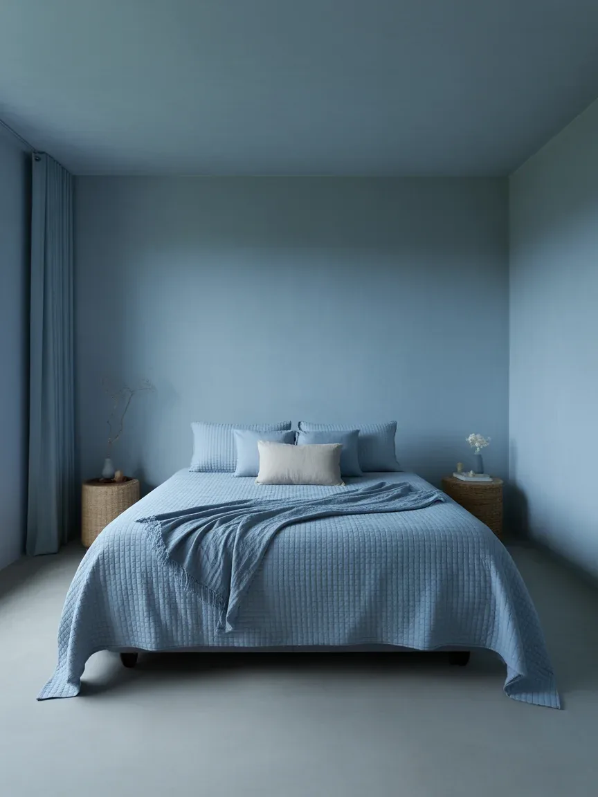 19. Serene Zen Blue Bedroom 19. Serene Zen Blue Bedroom