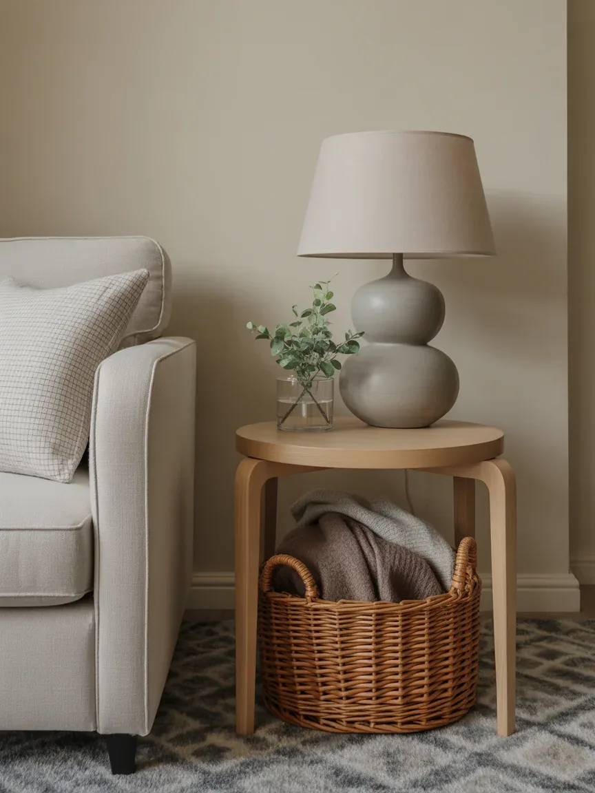 9. Side Table Basket Combo 9. Side Table Basket Combo