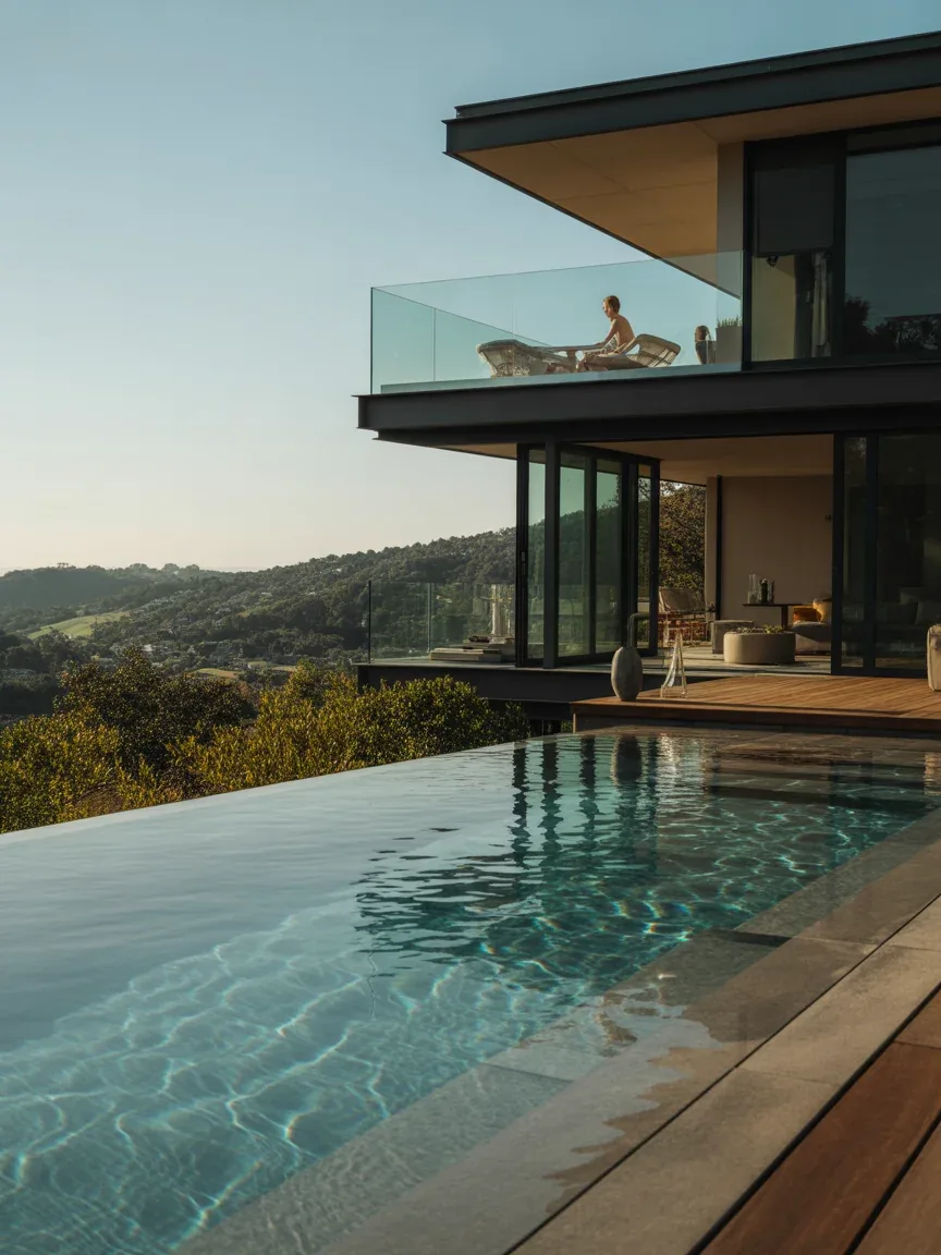 4. Sleek Infinity Edge Pool With Dramatic Views 4. Sleek Infinity Edge Pool With Dramatic Views
