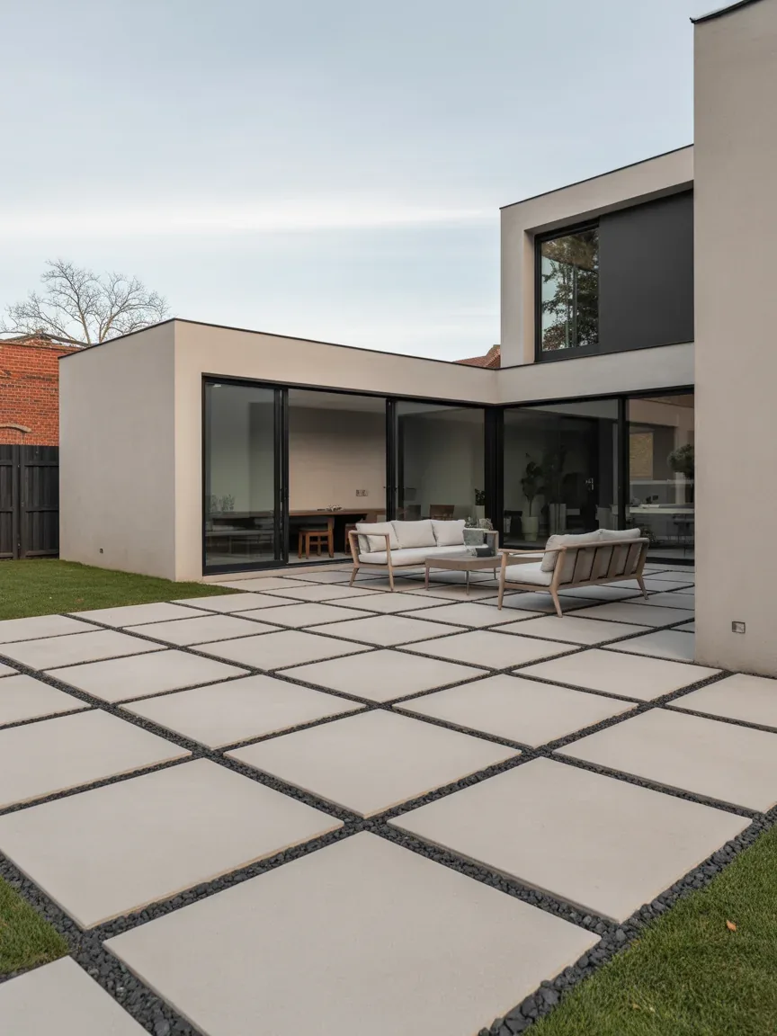 2. Sleek Modern Concrete Grid Design 2. Sleek Modern Concrete Grid Design