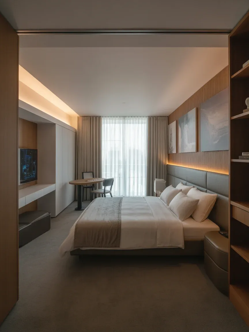19. Smart Tech Luxury Bedroom 19. Smart Tech Luxury Bedroom