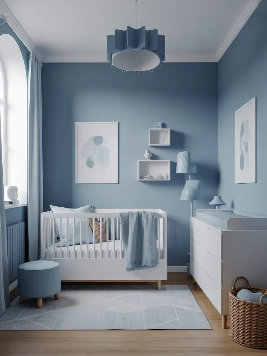11. Soft Blue Serenity Nursery 11. Soft Blue Serenity Nursery