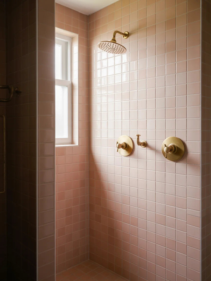 20. Soft Blush Pink Tiles