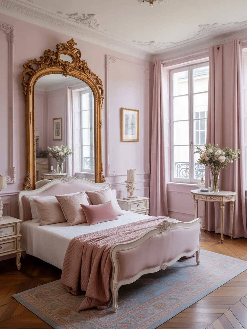 15. Soft Feminine Parisian Bedroom 15. Soft Feminine Parisian Bedroom