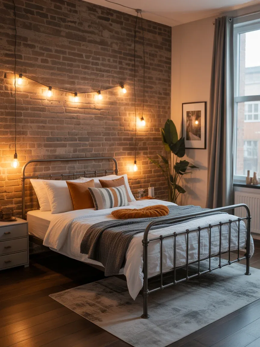 11. Soft Industrial Loft Bedroom 11. Soft Industrial Loft Bedroom