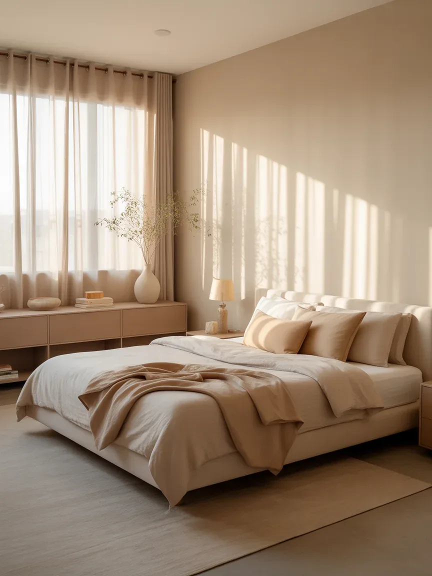 1. Soft Minimalist Haven With Warm Neutrals 1. Soft Minimalist Haven With Warm Neutrals
