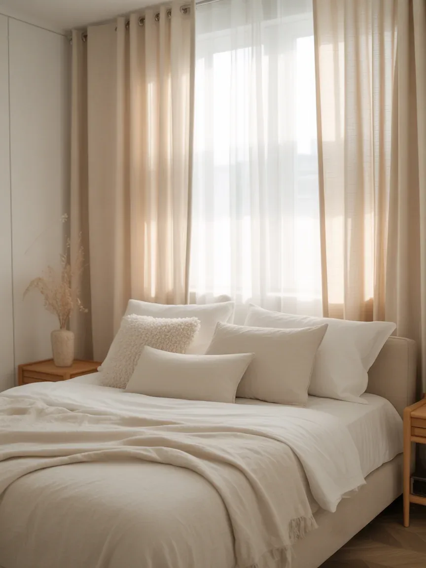2. Soft Neutral Haven With Layered Whites 2. Soft Neutral Haven With Layered Whites