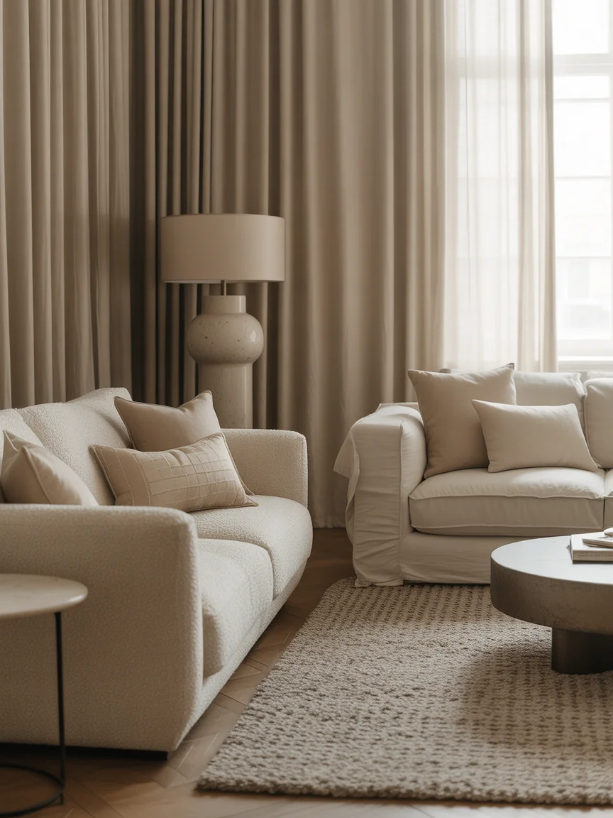 14. Soft Neutral Layered Luxury