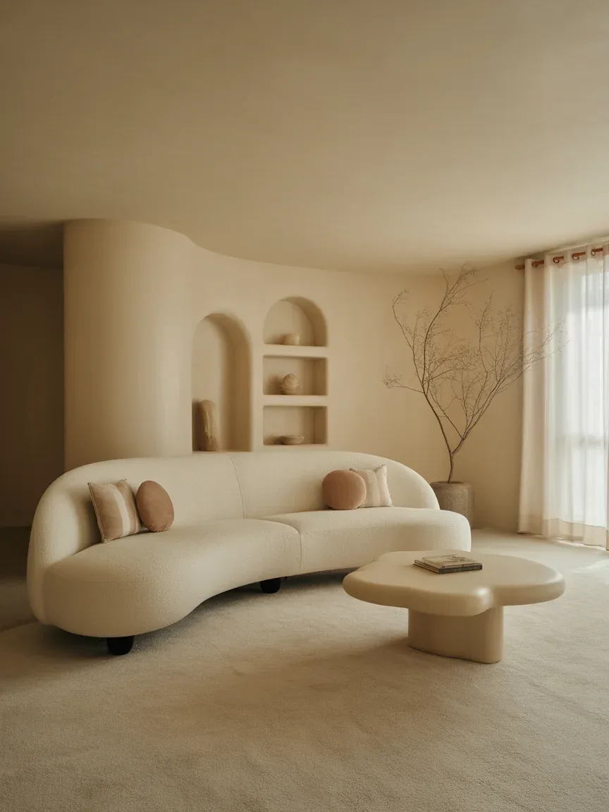 22. Soft Neutral Luxury With Curves 22. Soft Neutral Luxury With Curves
