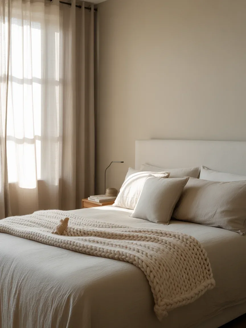 1. Soft Neutral Sanctuary With Linen Layers 1. Soft Neutral Sanctuary With Linen Layers