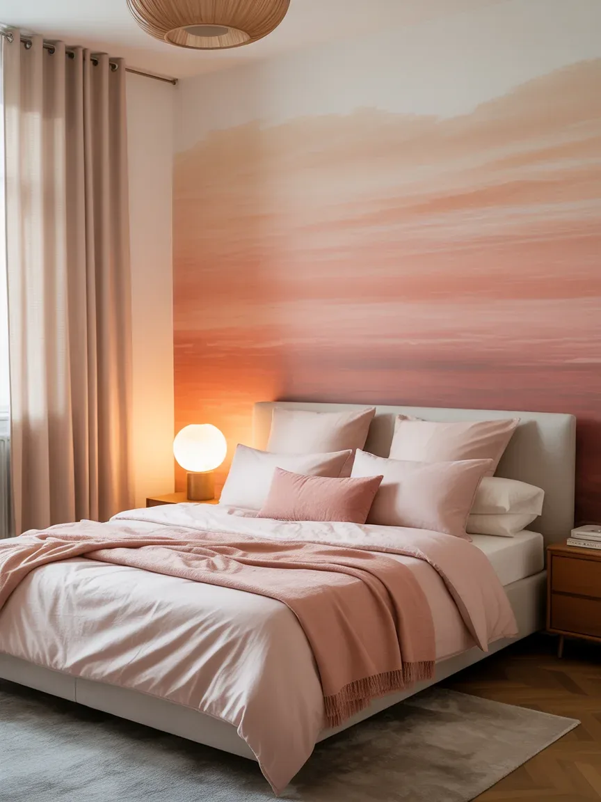 18. Soft Ombre Sunset Wall 18. Soft Ombre Sunset Wall