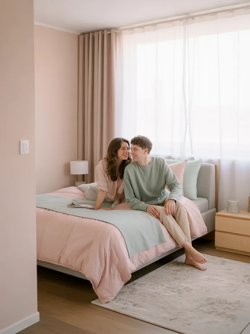 11. Soft Pastel Dream Bedroom 11. Soft Pastel Dream Bedroom