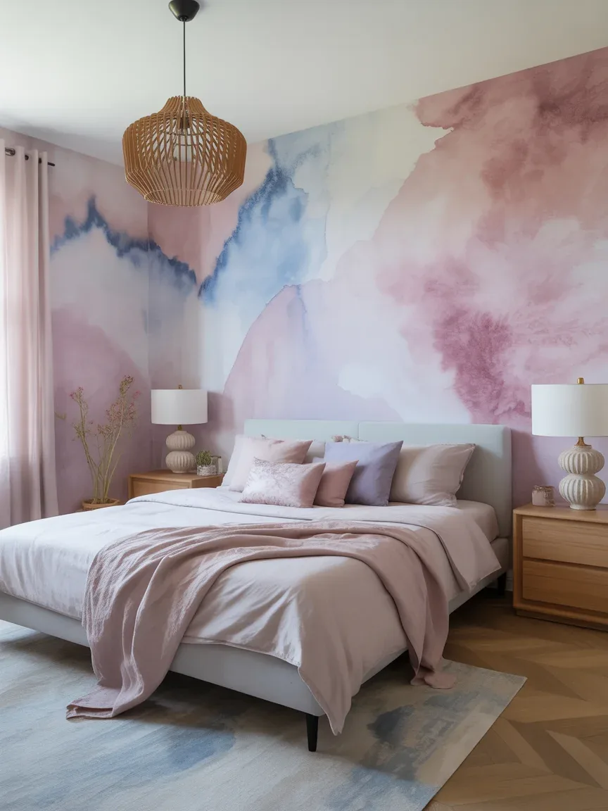 12. Soft Pastel Dream With Watercolor Wallpaper 12. Soft Pastel Dream With Watercolor Wallpaper