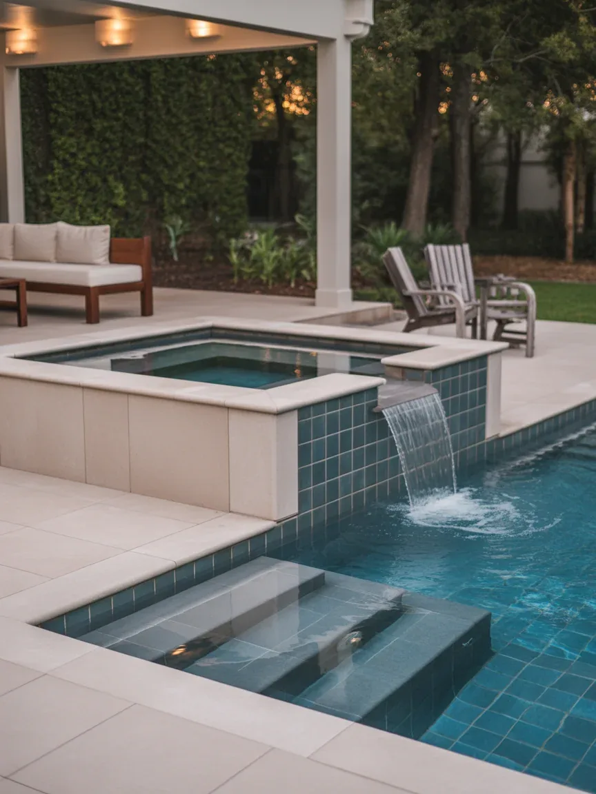 15. Spa-Integrated Pool With Wellness Retreat Feel 15. Spa-Integrated Pool With Wellness Retreat Feel