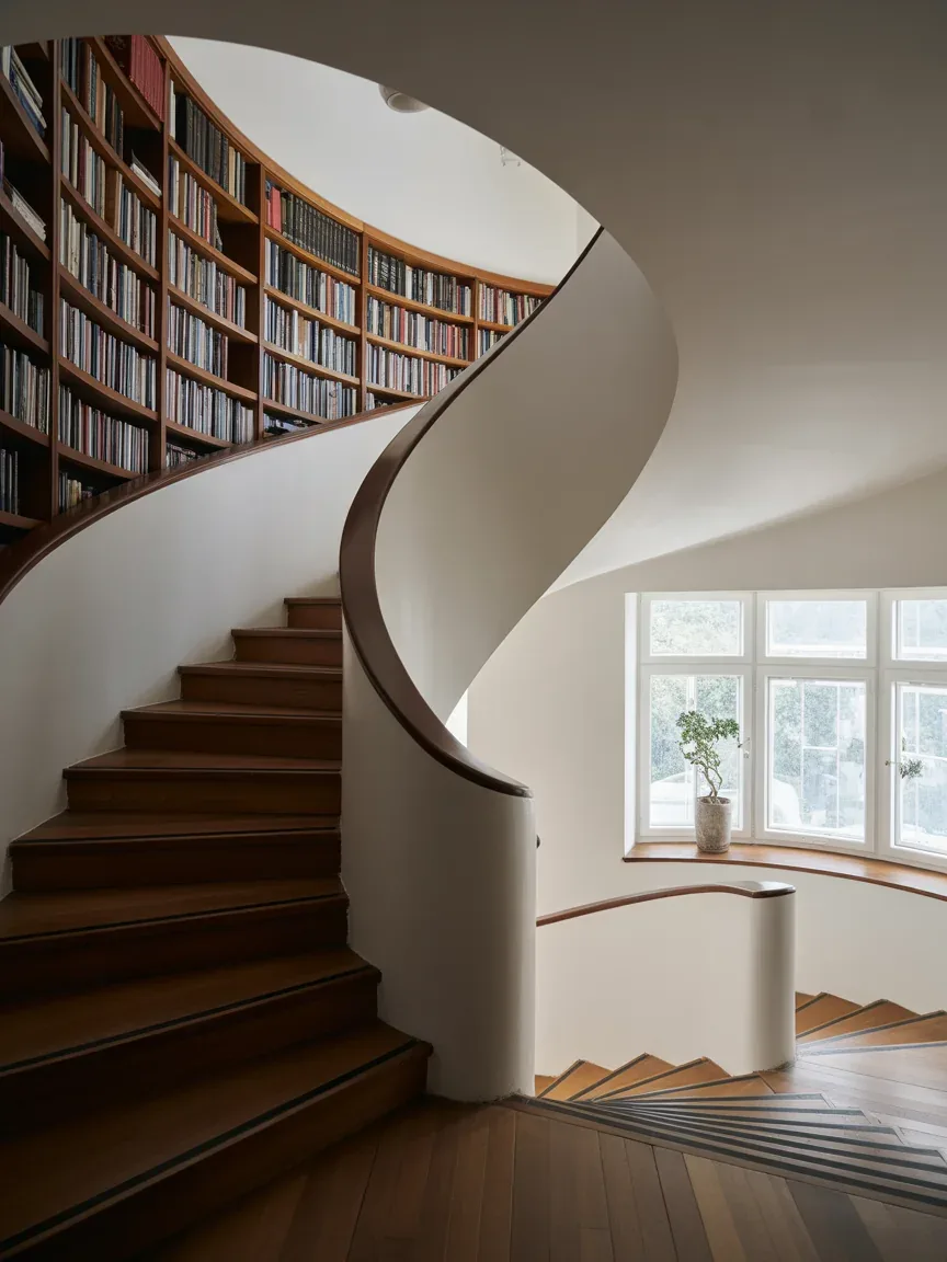 19. Spiral Staircase Bookshelf Wrap 19. Spiral Staircase Bookshelf Wrap