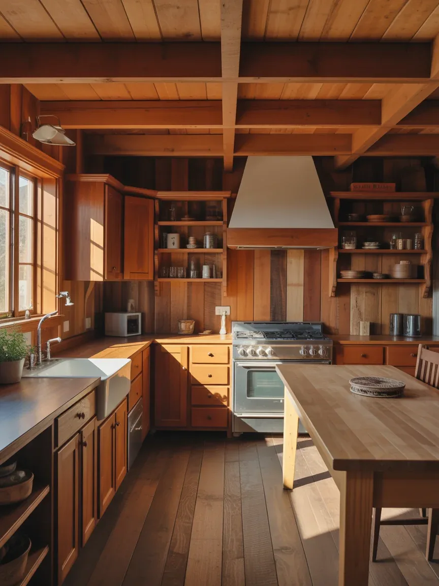 Start With Warm, Natural Wood Tones Start With Warm, Natural Wood Tones