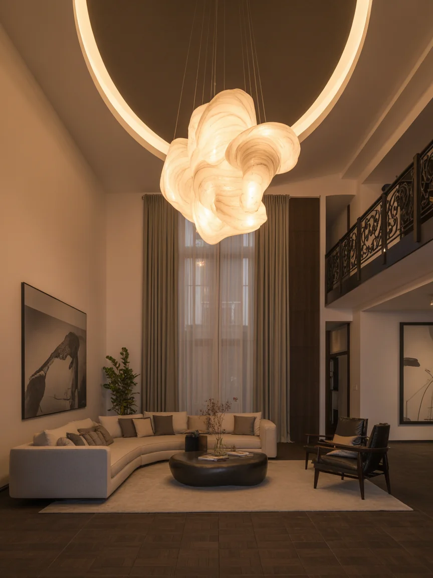 3. Statement Chandelier That Steals the Show