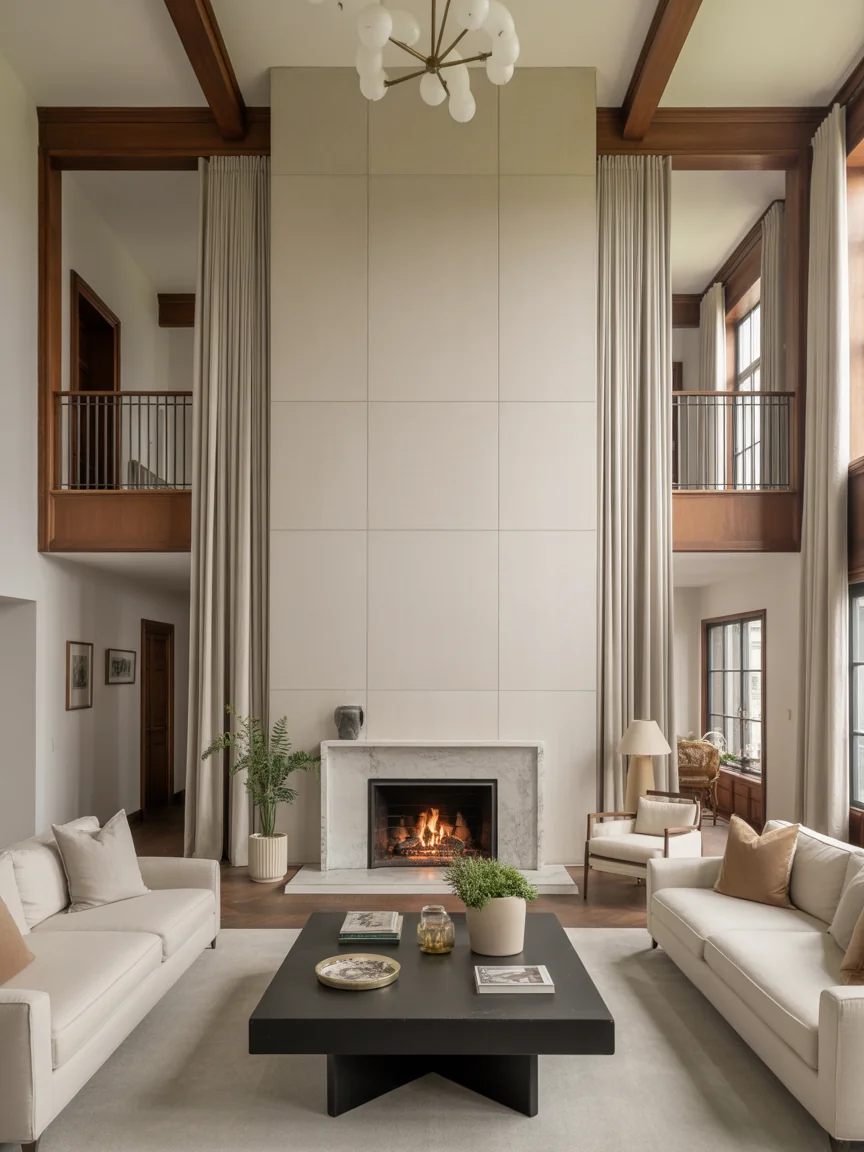 8. Statement Fireplace Focus