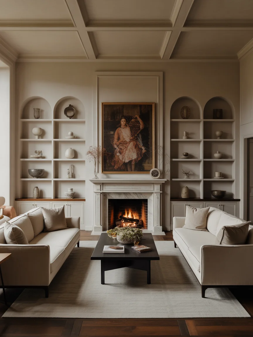 5. Statement Fireplace Wall Focus