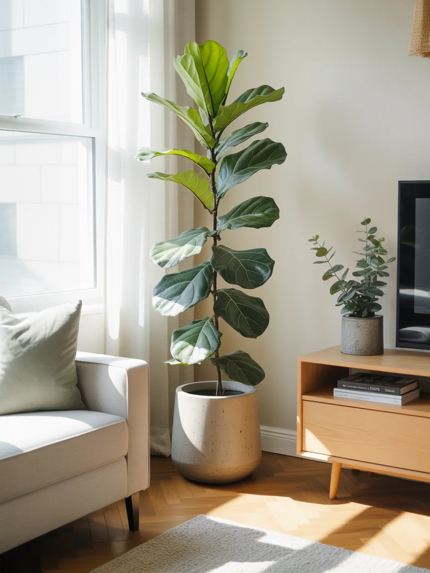 2. Statement Floor Plant Corner