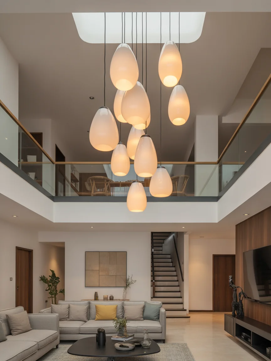 12. Statement Pendant Cluster Installation