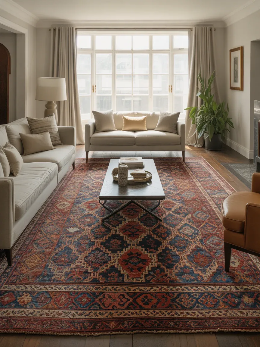5. Statement Rug That Defines Everything 5. Statement Rug That Defines Everything