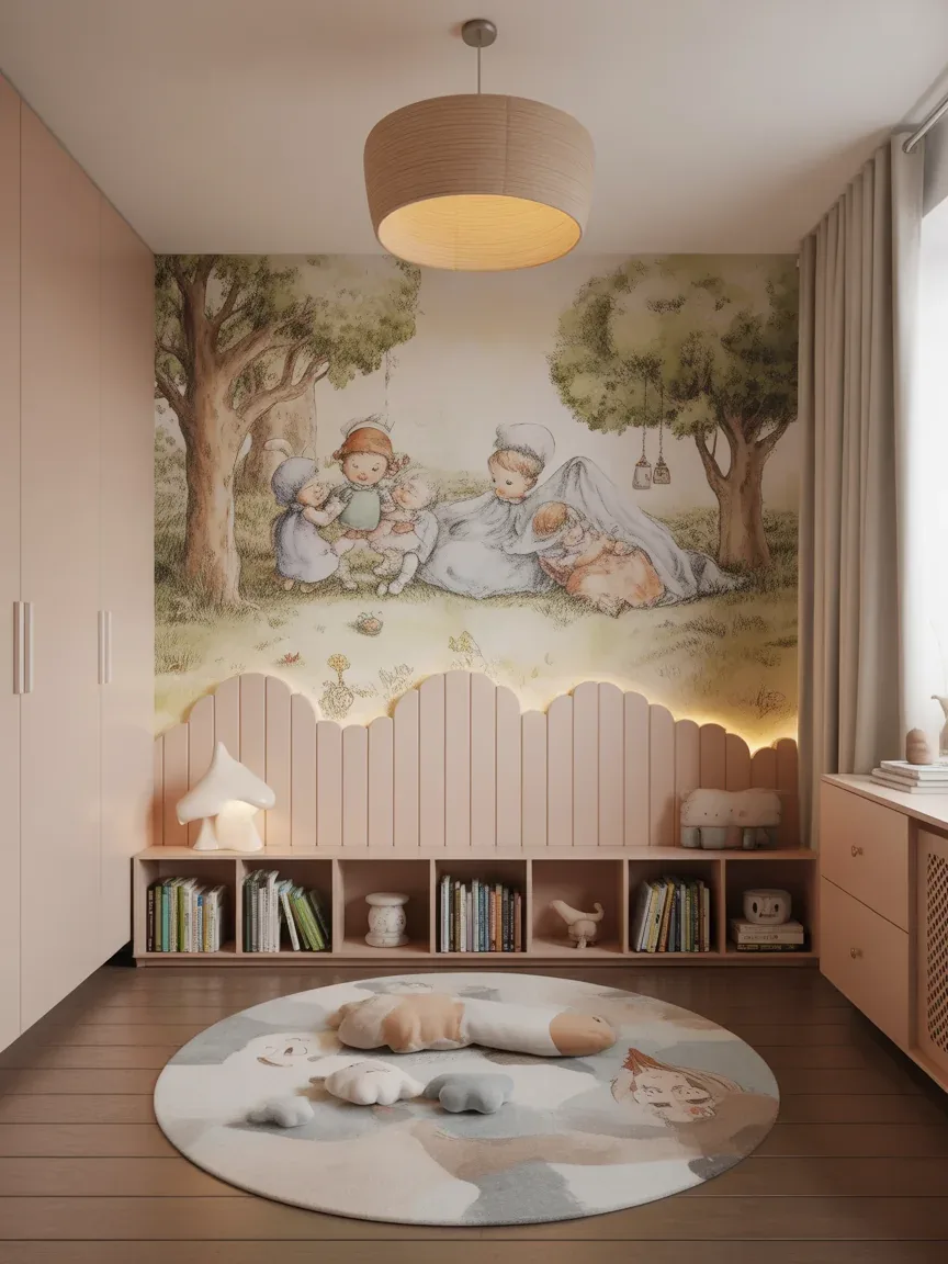 17. Storybook-Themed Cozy Room 17. Storybook-Themed Cozy Room