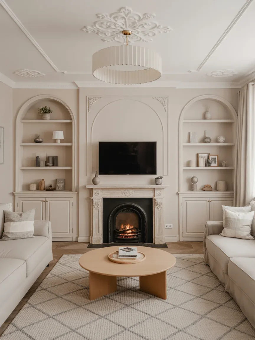 22. Symmetrical Layout With Balanced Decor 22. Symmetrical Layout With Balanced Decor