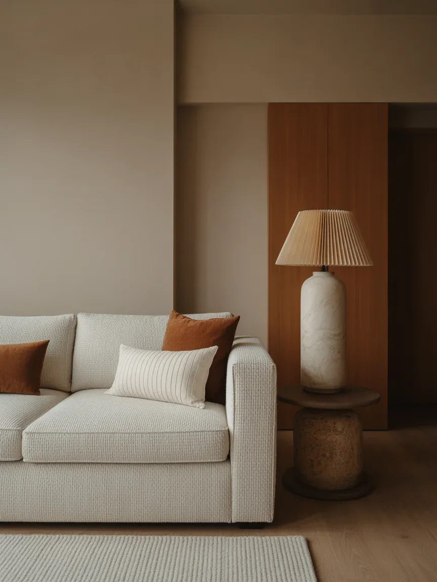 15. Textured Minimalist Living Room 15. Textured Minimalist Living Room