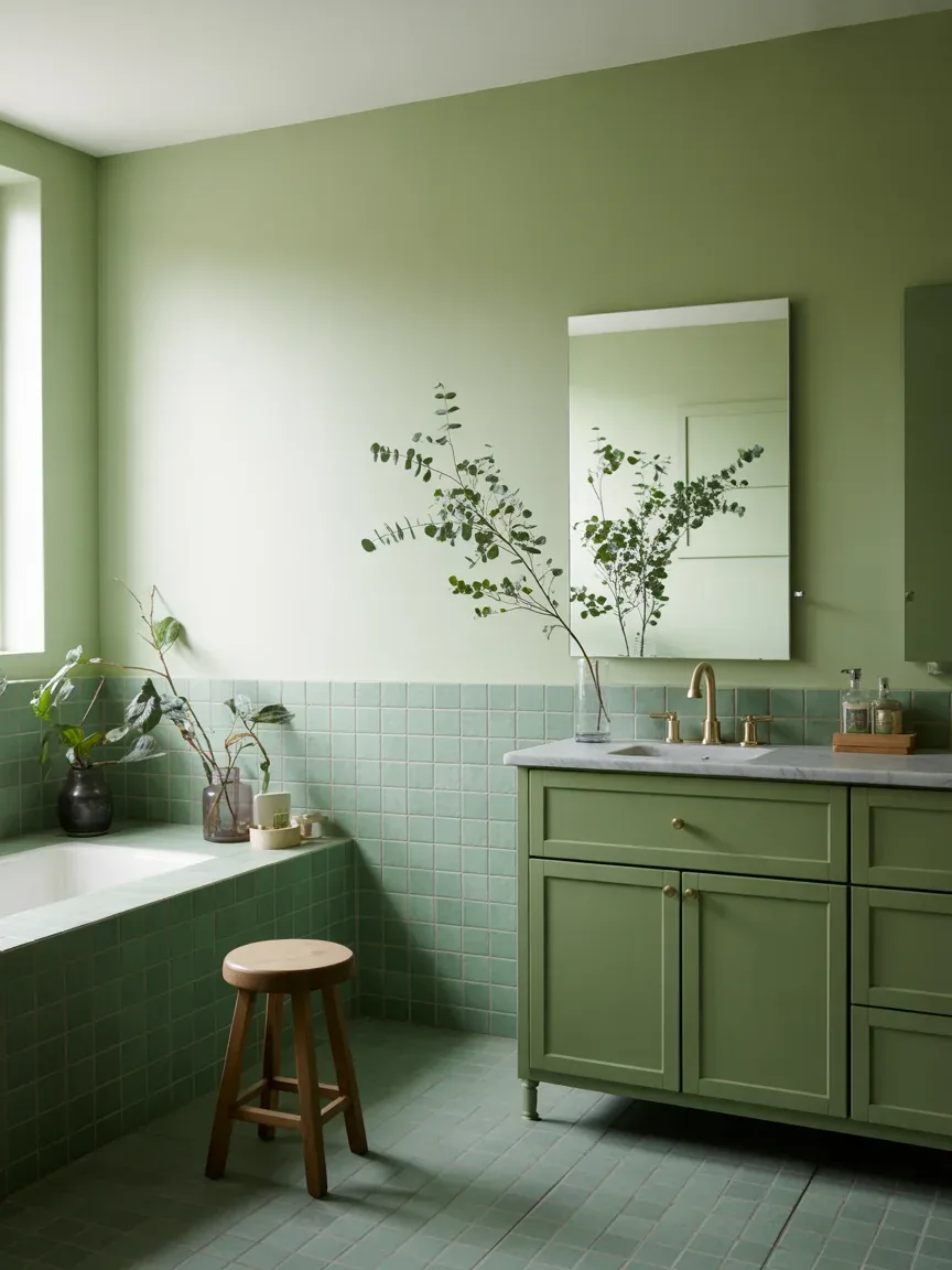 The Best Soft Green Bathroom Paints The Best Soft Green Bathroom Paints
