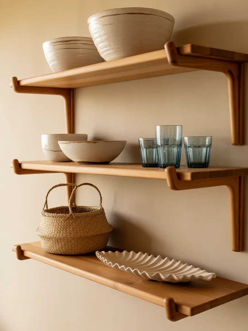 6. The Coastal Oiled Teak Shelf 6. The Coastal Oiled Teak Shelf