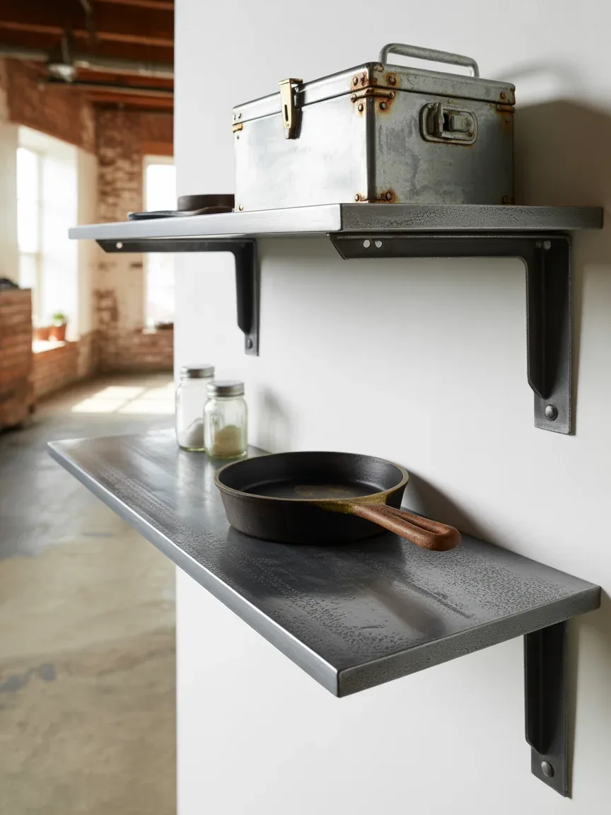 12. The Raw Steel Industrial Shelf 12. The Raw Steel Industrial Shelf