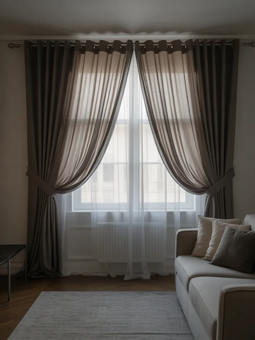 The Smartest Move: Layering Blackout and Sheer Curtains The Smartest Move: Layering Blackout and Sheer Curtains