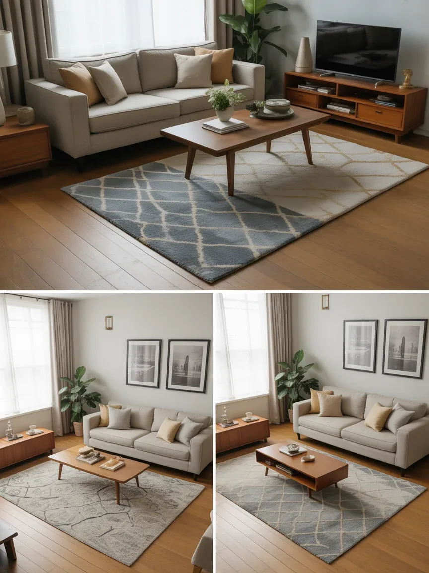 The Three Rug Placement Layouts (Choose Your Fighter) The Three Rug Placement Layouts (Choose Your Fighter)