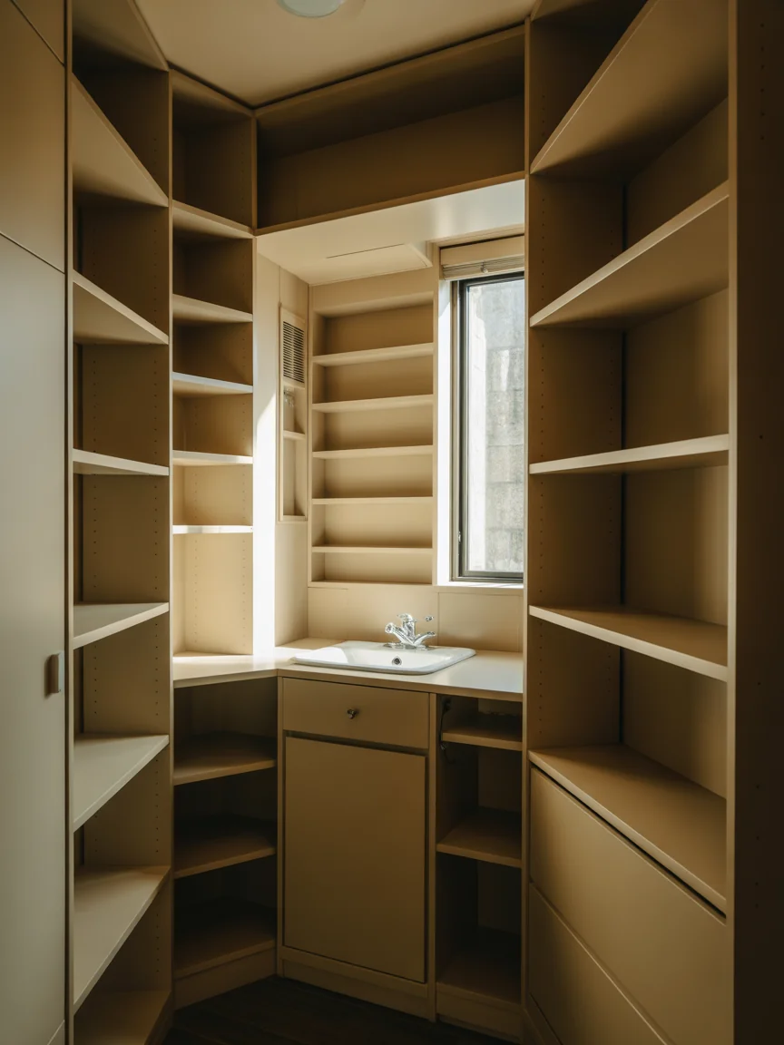 11. Tiny Bathroom With Smart Storage