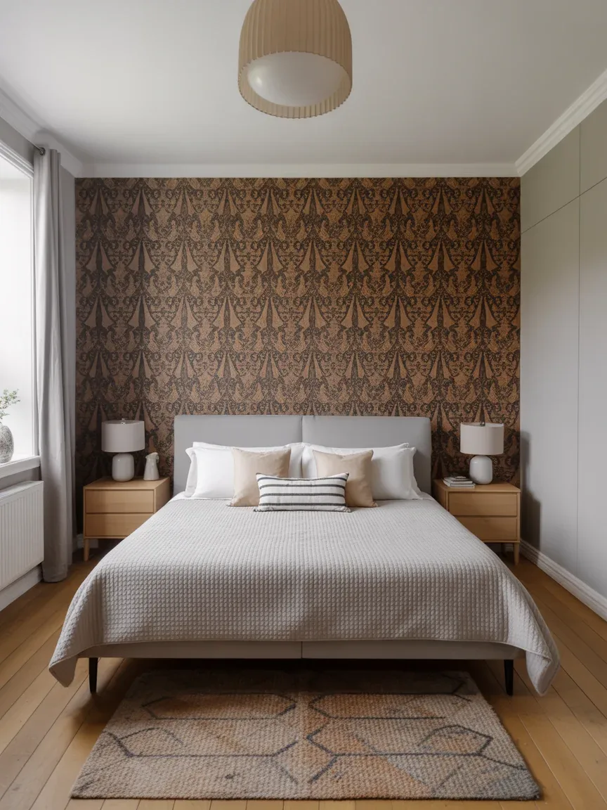 11. Tiny Space With Statement Wall 11. Tiny Space With Statement Wall