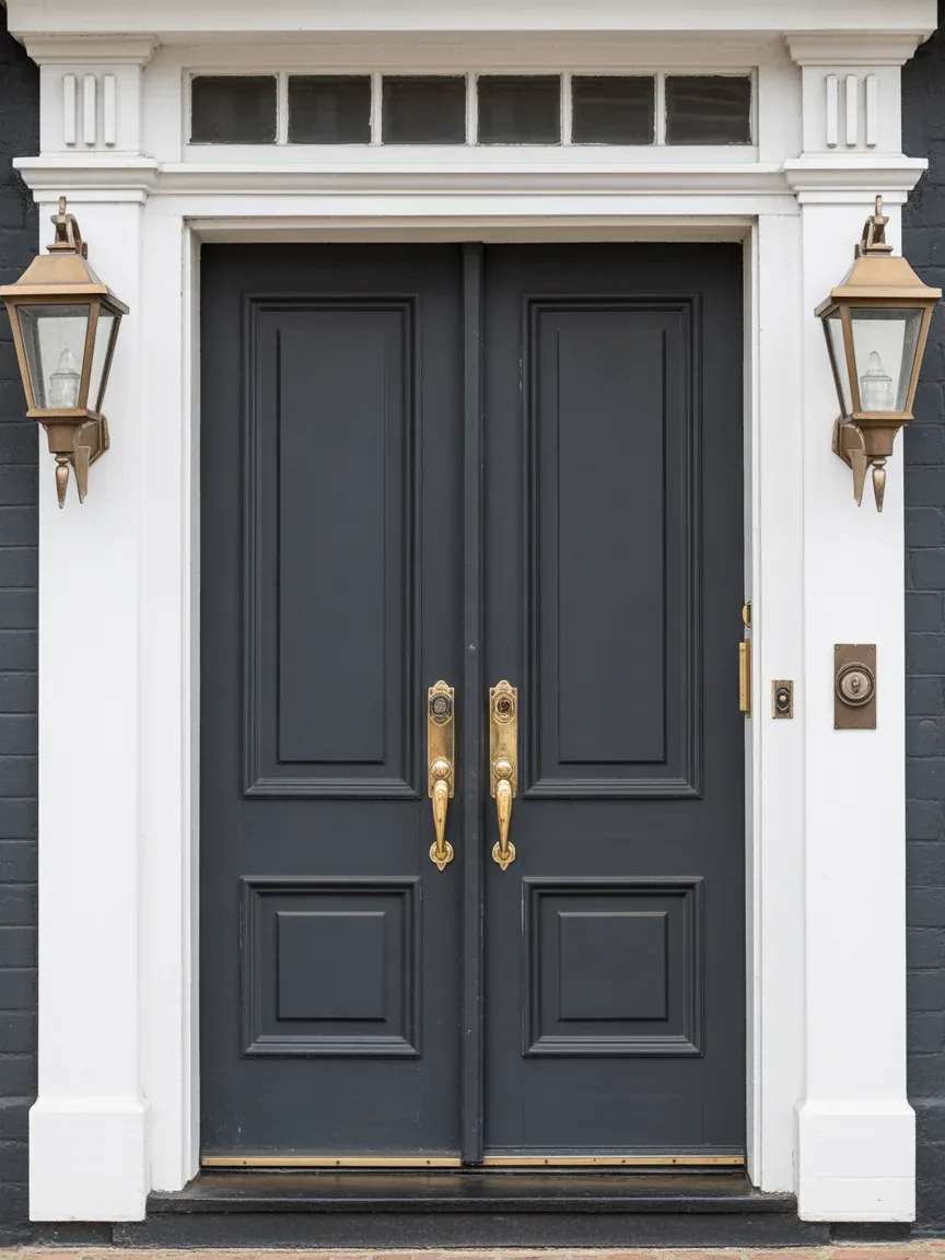 3. Traditional Raised Panel Double Doors 3. Traditional Raised Panel Double Doors