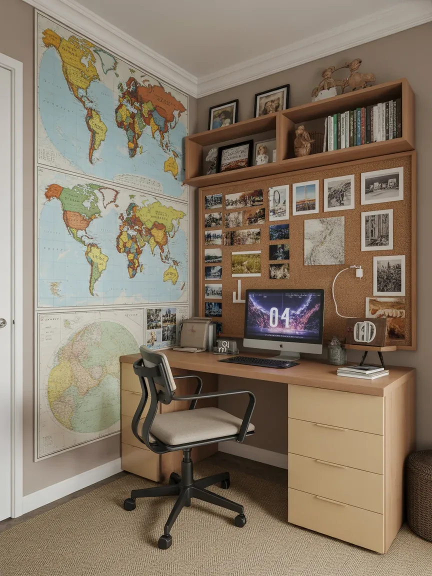 22. Travel-Inspired Study Space 22. Travel-Inspired Study Space