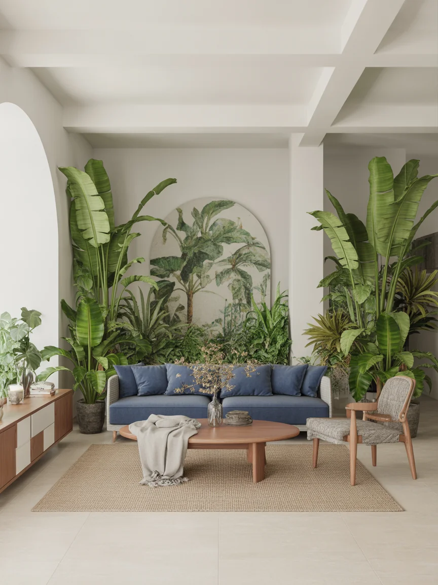 15. Tropical Modern With Blue And Green