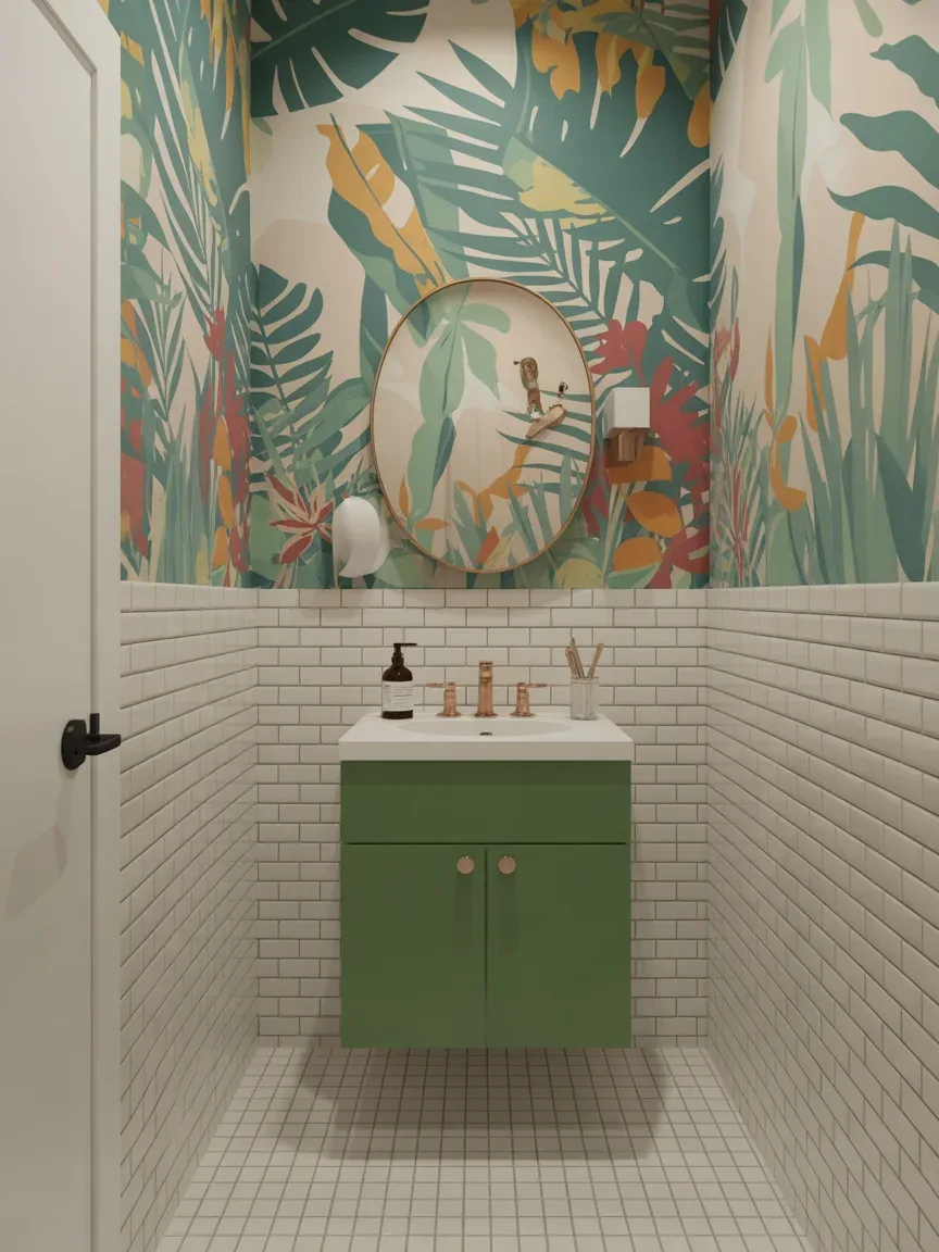 14. Tropical Punch Powder Room 14. Tropical Punch Powder Room