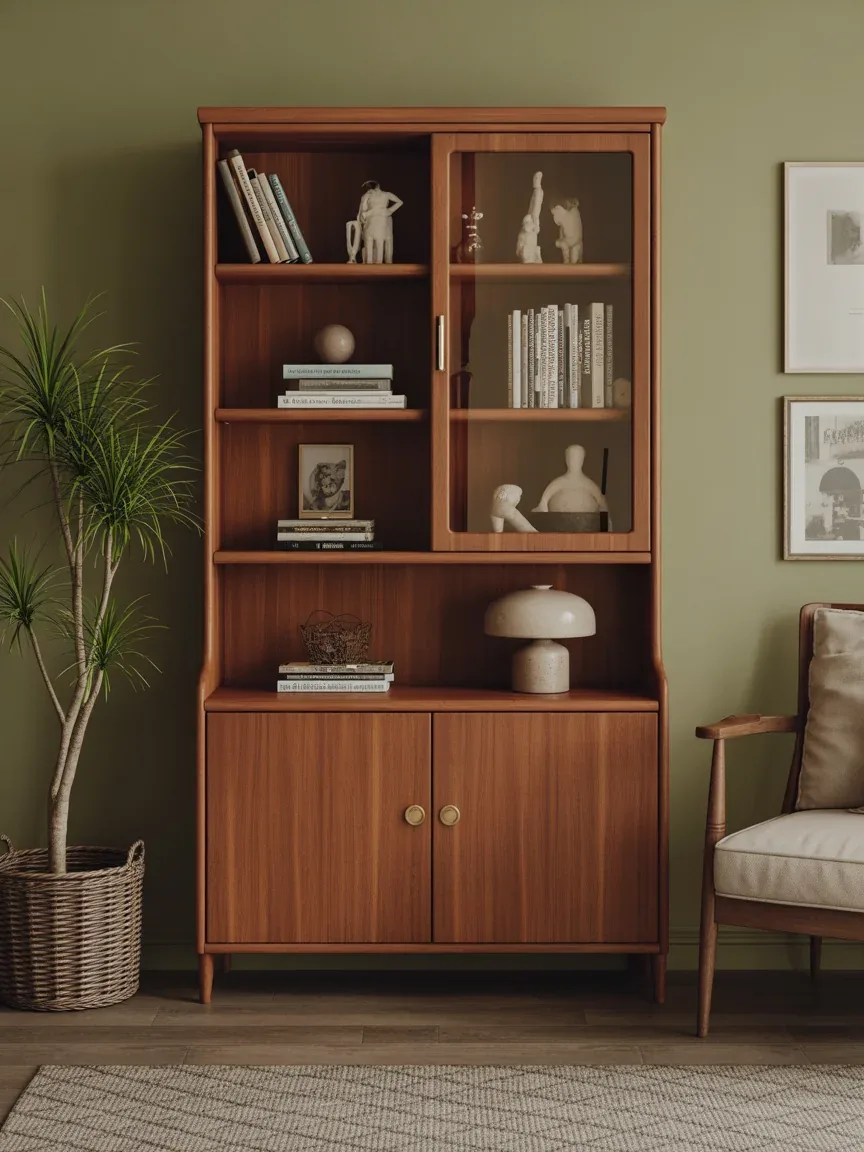 21. Vintage Cabinet Bookshelf Hybrid 21. Vintage Cabinet Bookshelf Hybrid