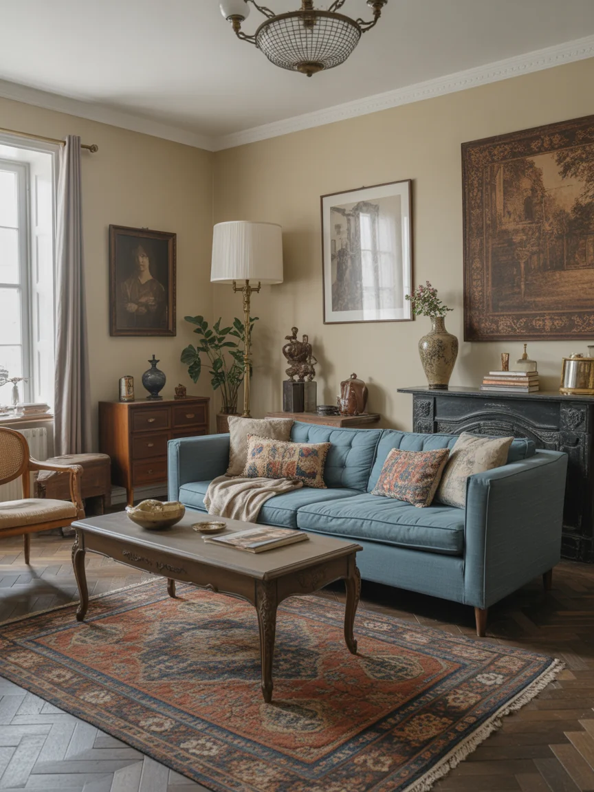 19. Vintage Charm With Collected Pieces