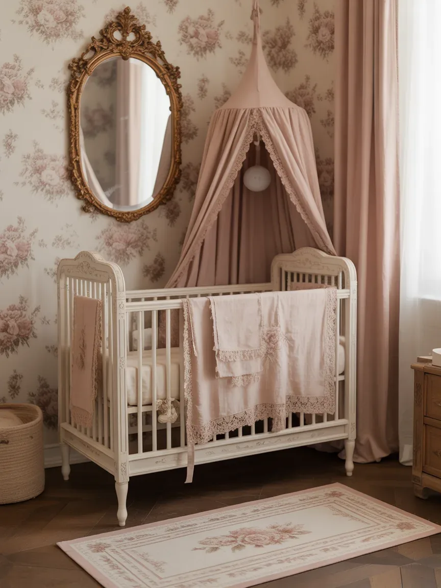 6. Vintage-Inspired Baby Haven 6. Vintage-Inspired Baby Haven
