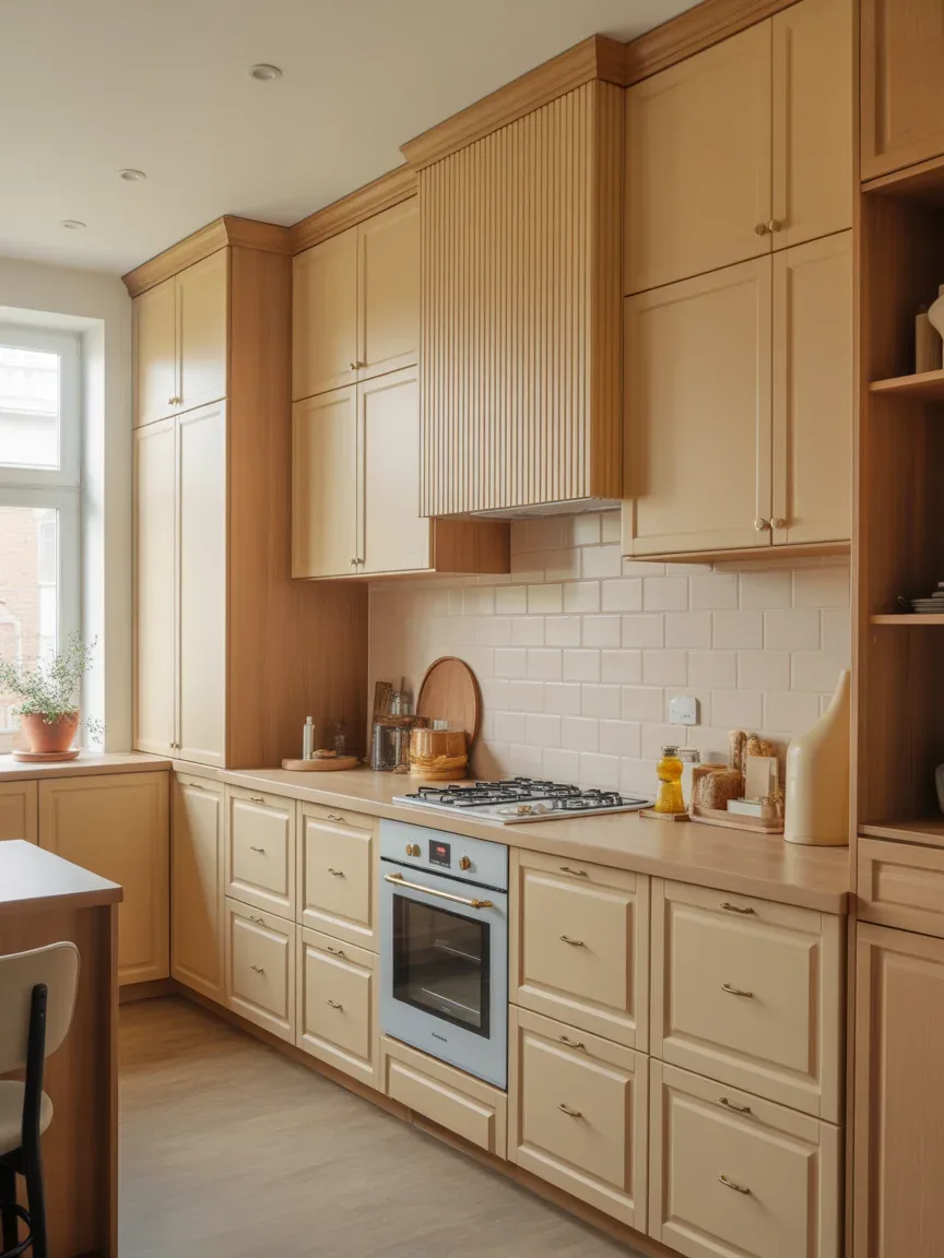 20. Warm Beige And Wood Harmony 20. Warm Beige And Wood Harmony