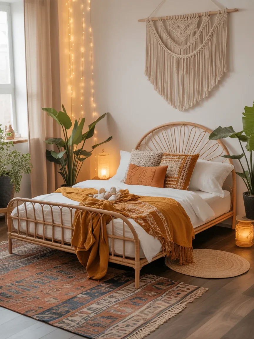 2. Warm Boho Retreat With Earthy Layers 2. Warm Boho Retreat With Earthy Layers