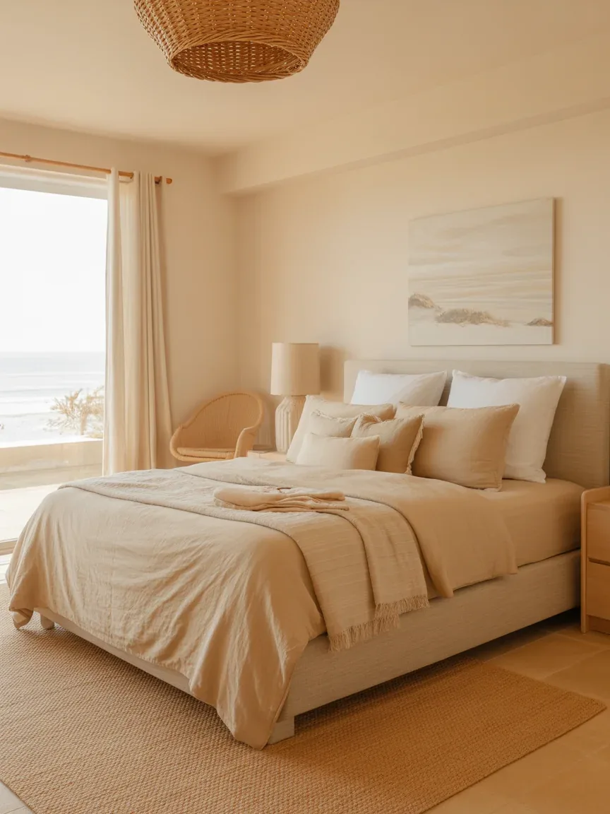 17. Warm Coastal Cozy Bedroom 17. Warm Coastal Cozy Bedroom