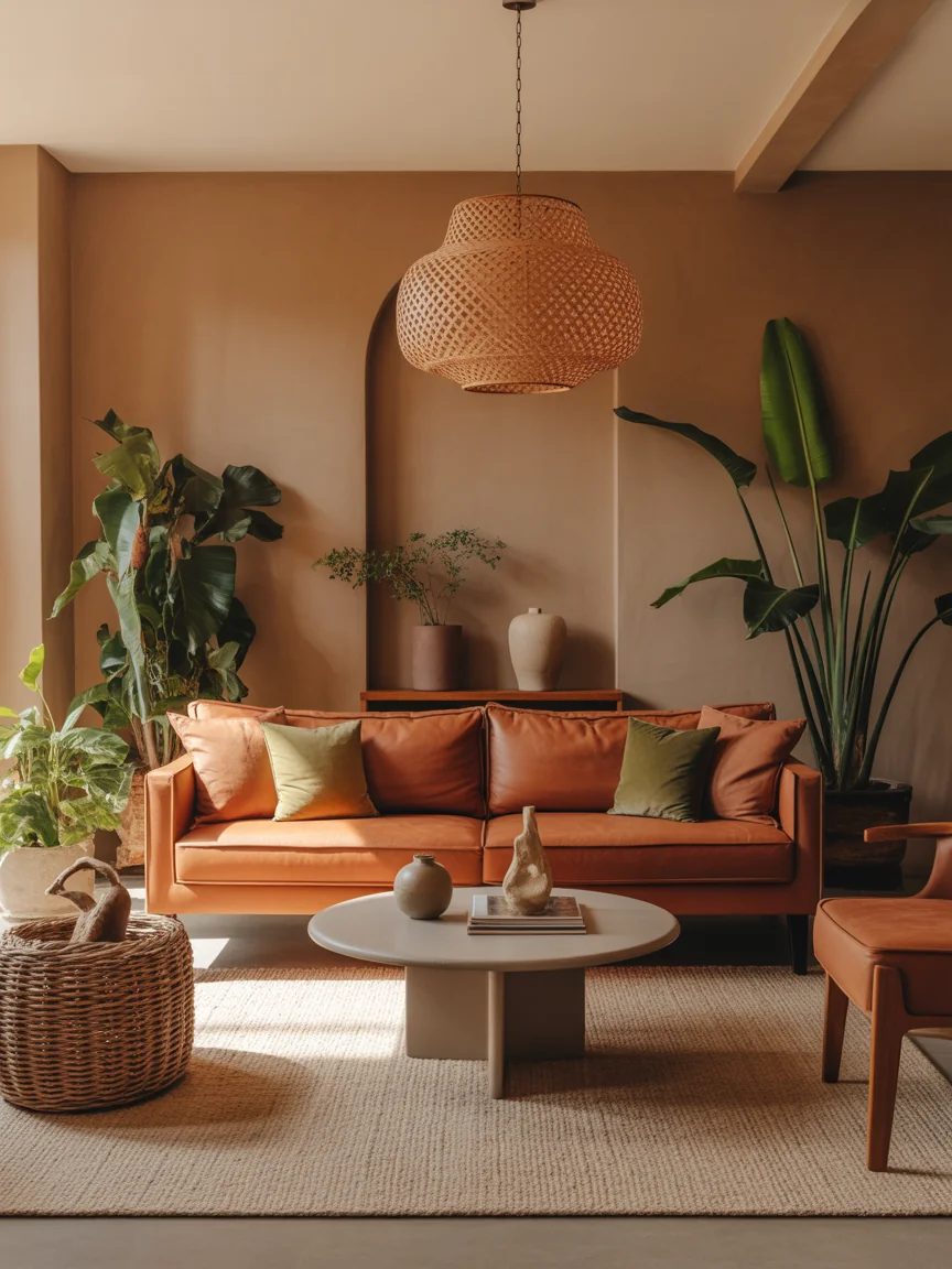 5. Warm Earth-Toned Retreat