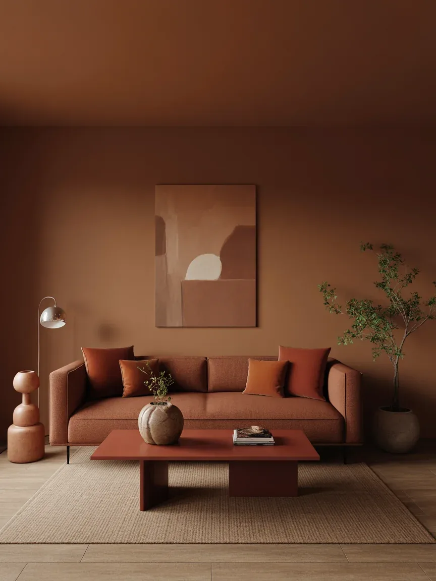 17. Warm Earth-Toned Sanctuary 17. Warm Earth-Toned Sanctuary