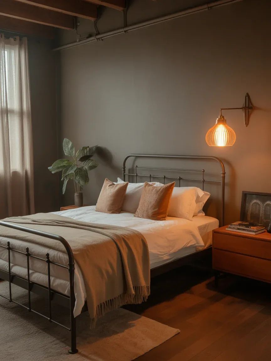 17. Warm Industrial With Cozy Textures 17. Warm Industrial With Cozy Textures